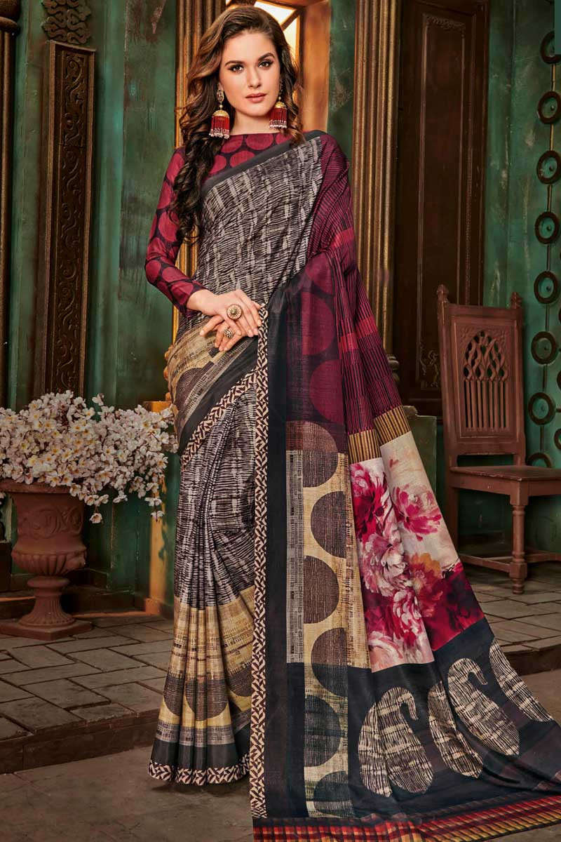 Khadi saree collection cheap