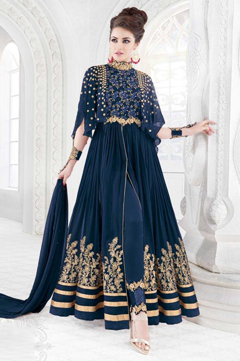 Elegant anarkali dress hot sale