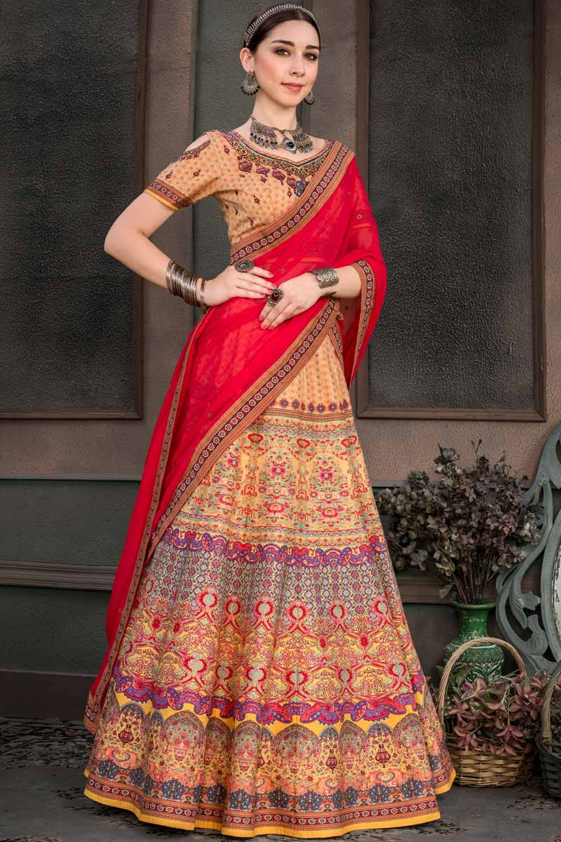 Silk ghagra choli online on sale