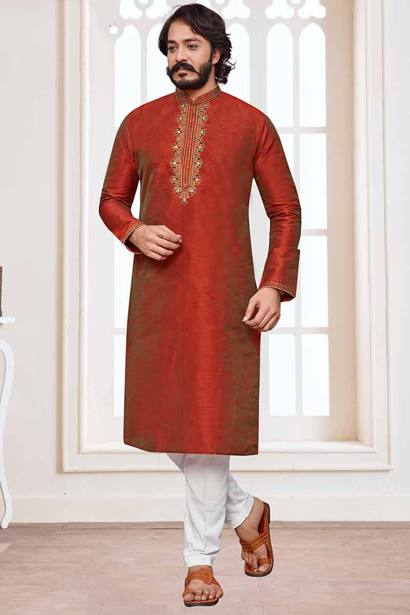Rustorange kurta sales