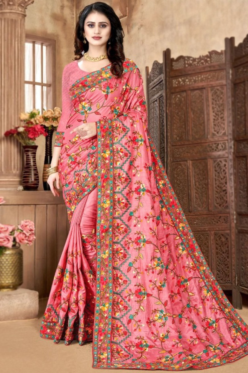 Heavy Work, Hand Work and Stone Work Sarees at unbeatable prices