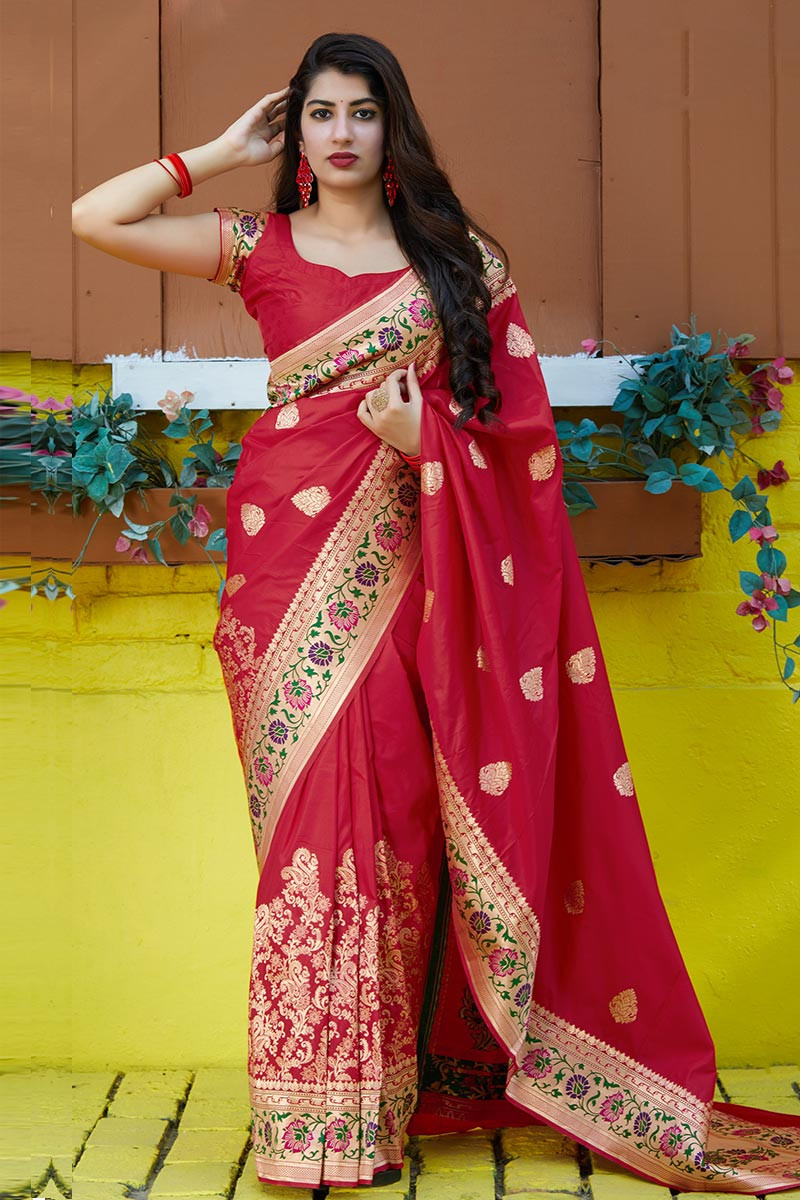 Banarasi silk saree party wear new arrivals