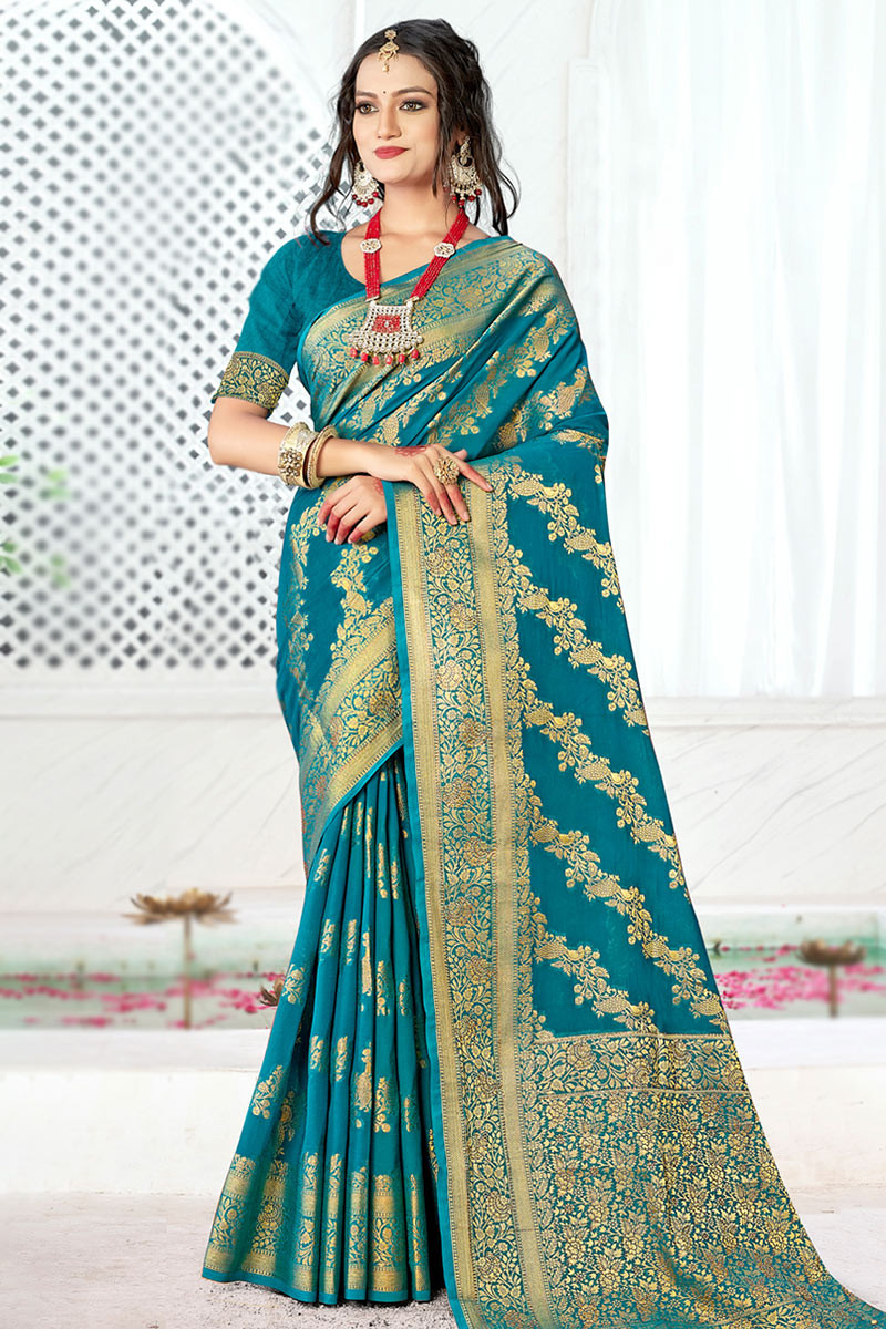 Soft Banarasi Premium Silk Saree new fancy banarasi saree with fancy blouse  piece
