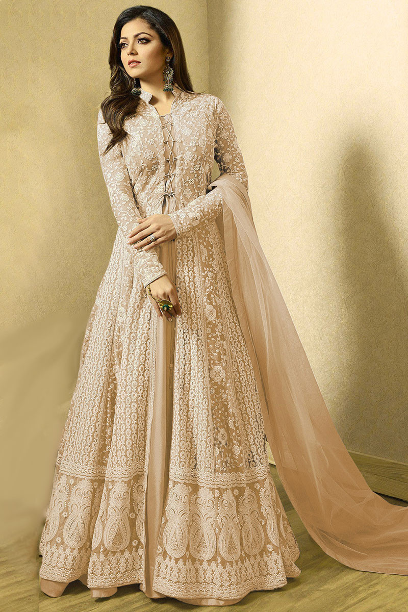 Beige churidar deals