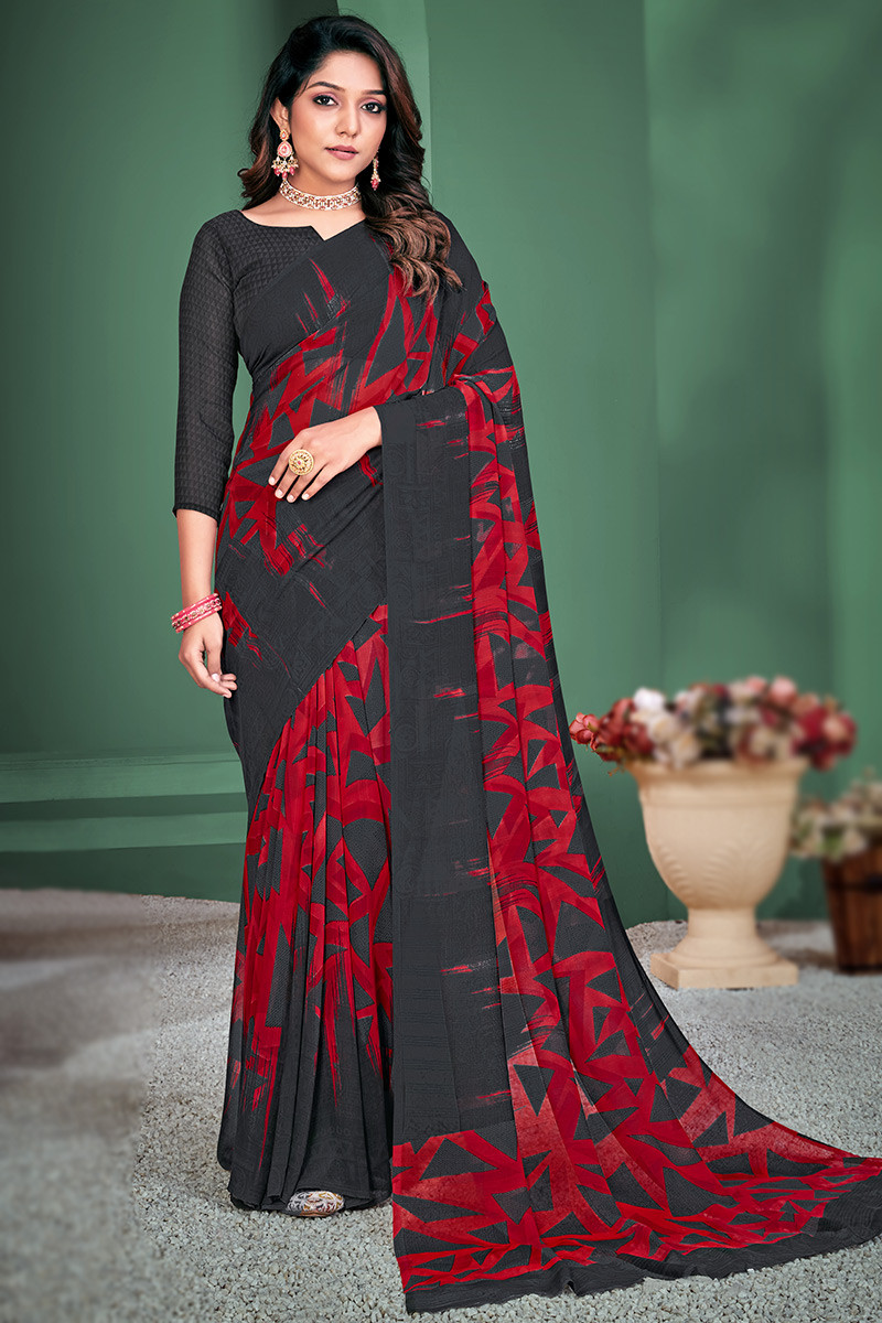 TAANI SAREES SURAT | Tirupati Wholesale | Black cotton saree, Party wear  sarees, Saree designs
