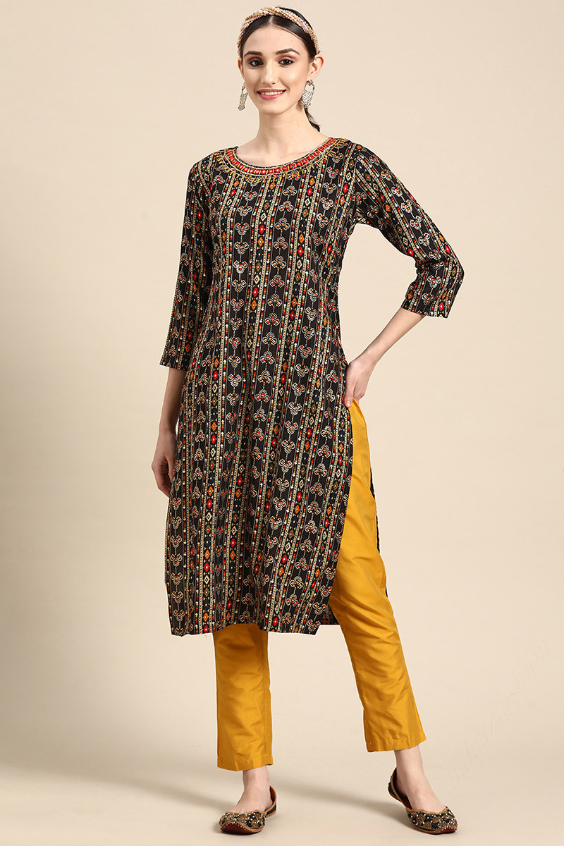 Evening wear kurtis sales