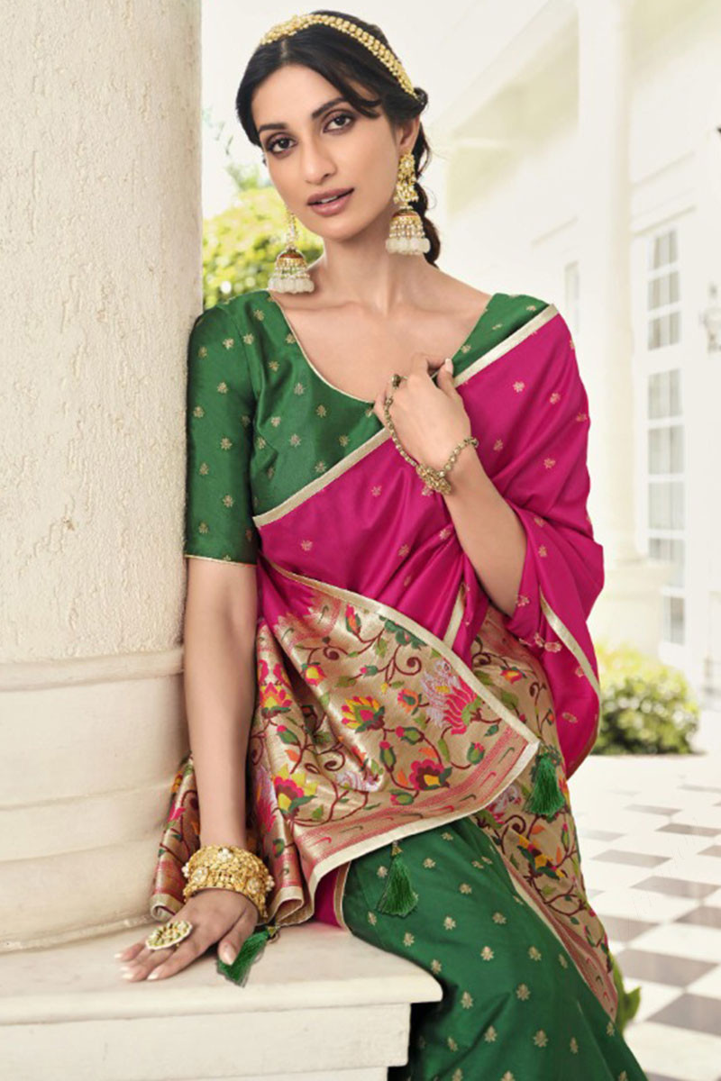 Bareen Mughals Bottle Green Silk Velvet Lehenga With Velvet Embroidere –  Ridhiiee Suuri