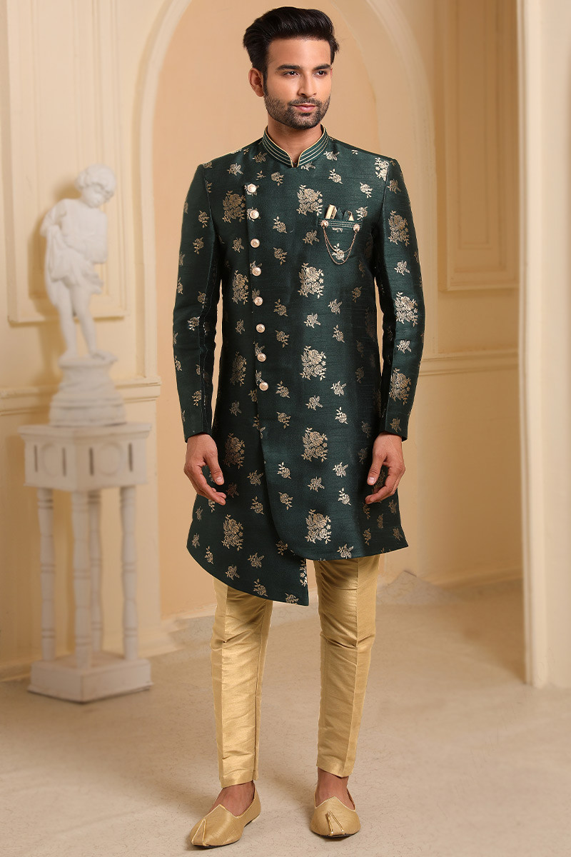Latest Eid Festive Men Kurta Shalwar Kameez Designs Collection by Dynasty  Fabrics (9) - StylesGap.com
