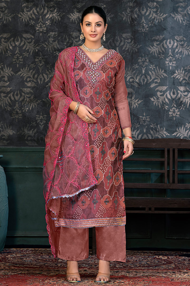 Organdy salwar suit deals