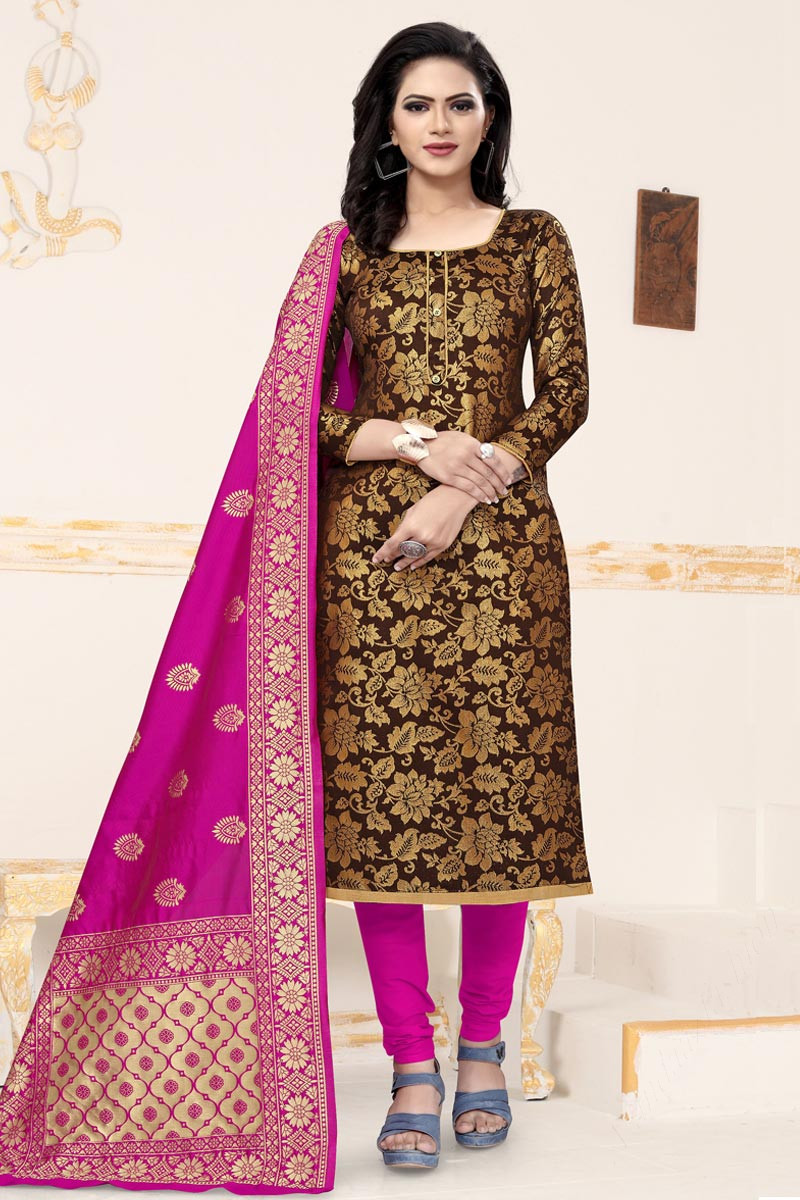 Brocade salwar suit hotsell