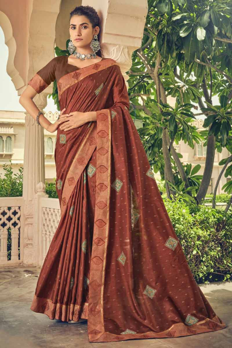 Diwali Offer TFH Saree Festive Indian Saree - textiledeal.in