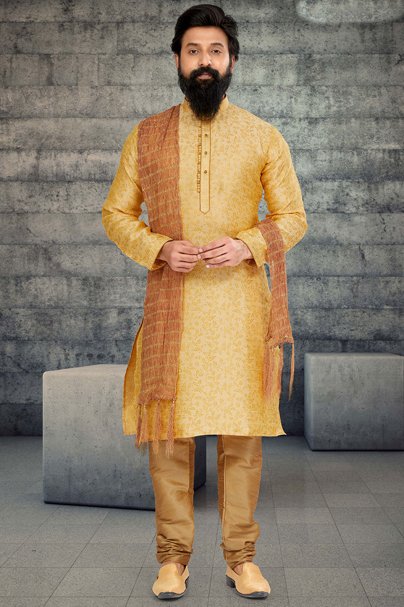 Light yellow churidar store