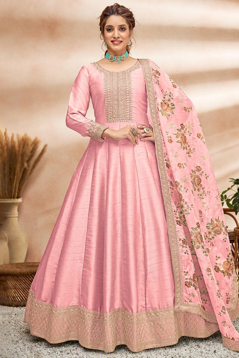 Anarkali shop dress look
