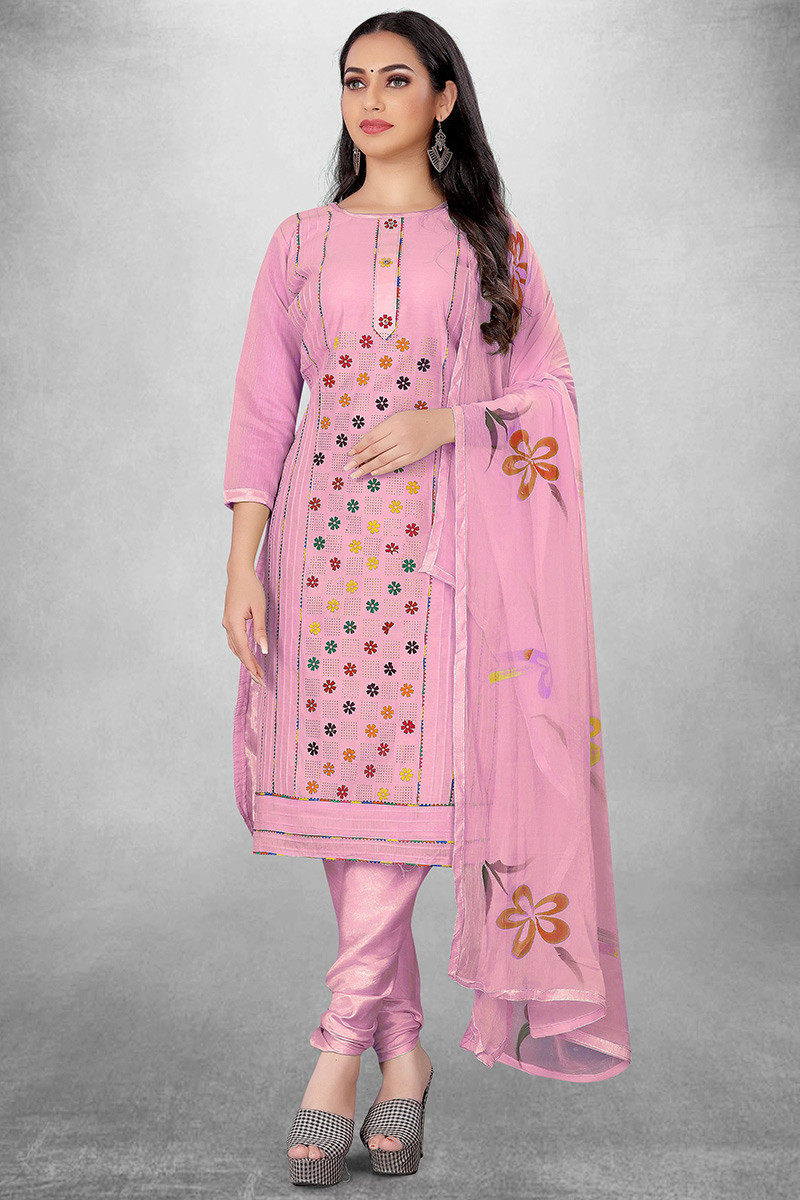 Cotton and silk salwar kameez new arrivals