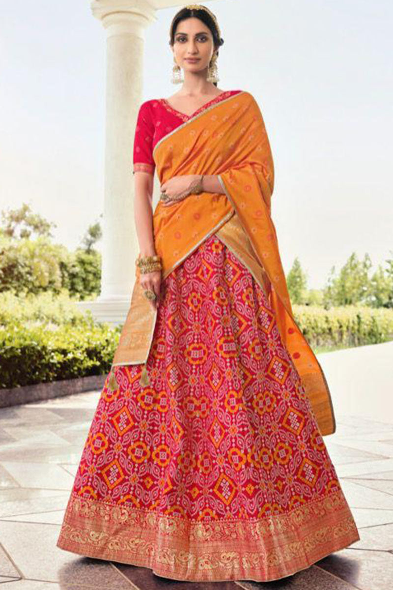 Banarasi hotsell silk lehengas