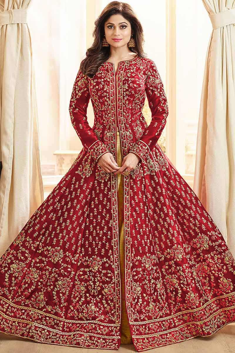Red bridal salwar suit images!!punjabi suit !!new collection of red colour  salwar suit!!bridal suit - YouTube