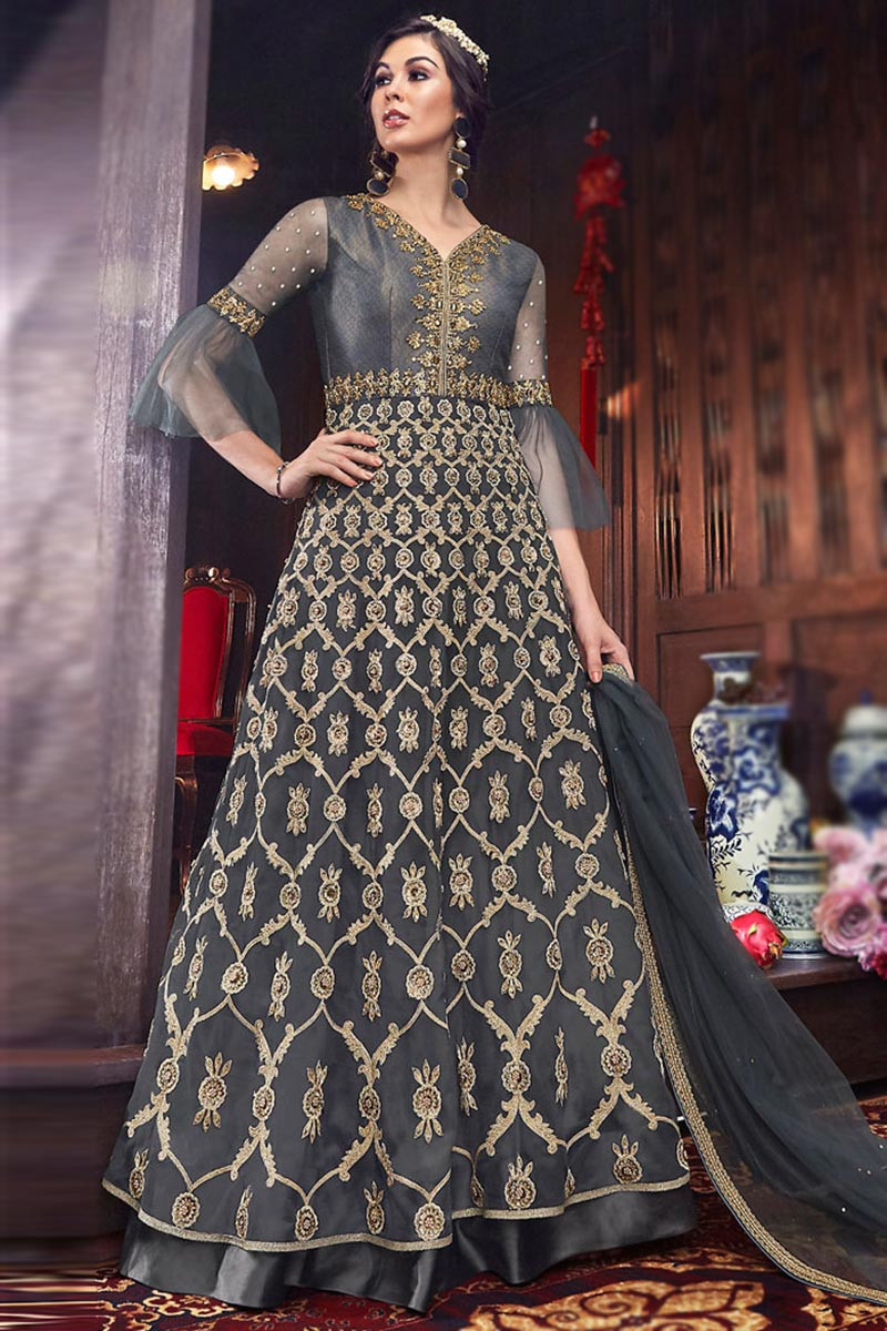 Festival net dress discount