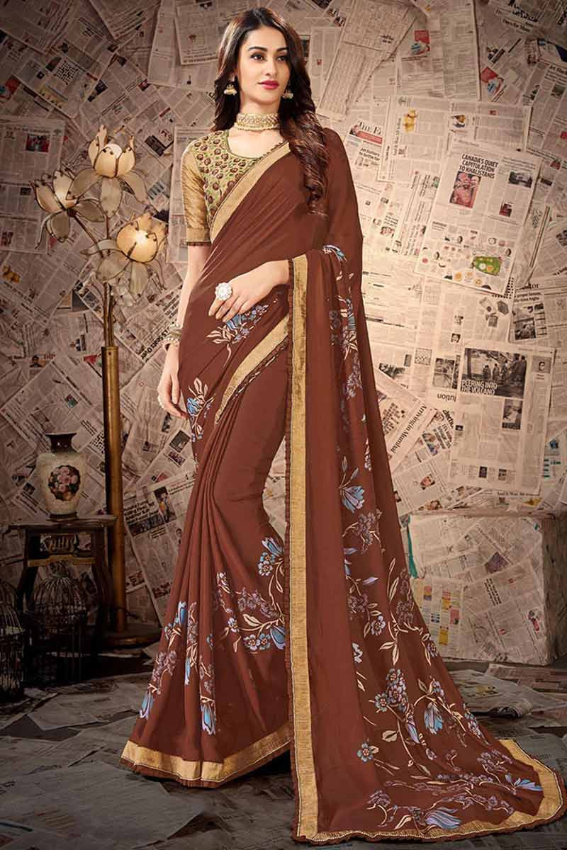 Kriti Sanon's Arpita Mehta look will inspire you to invest in a brown sari