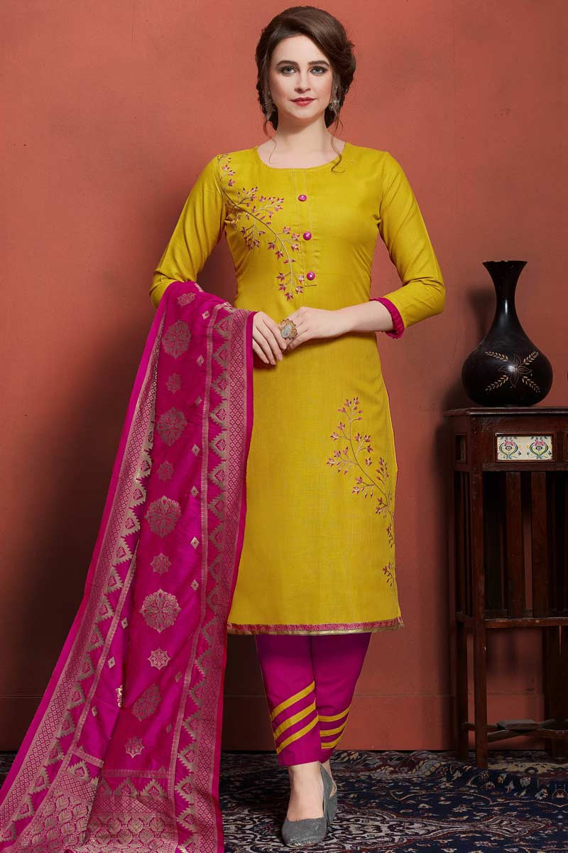 Khadi cotton suits online discount