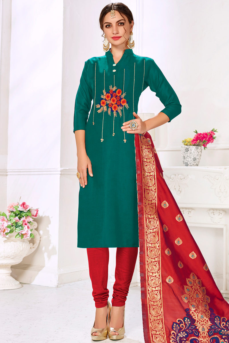 Buy Attractive Chudidar Suits At Affordable Price In India. - Stylecaret.com