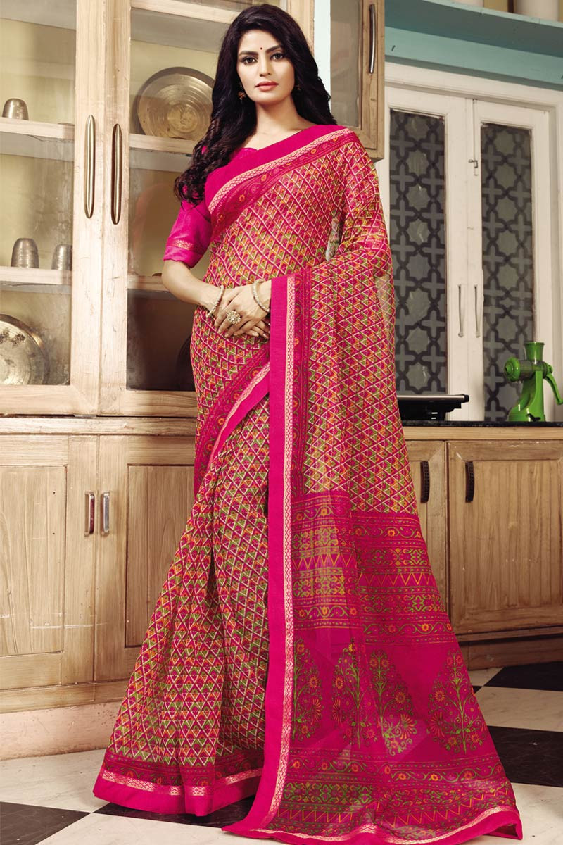 Cotton party saree hot sale