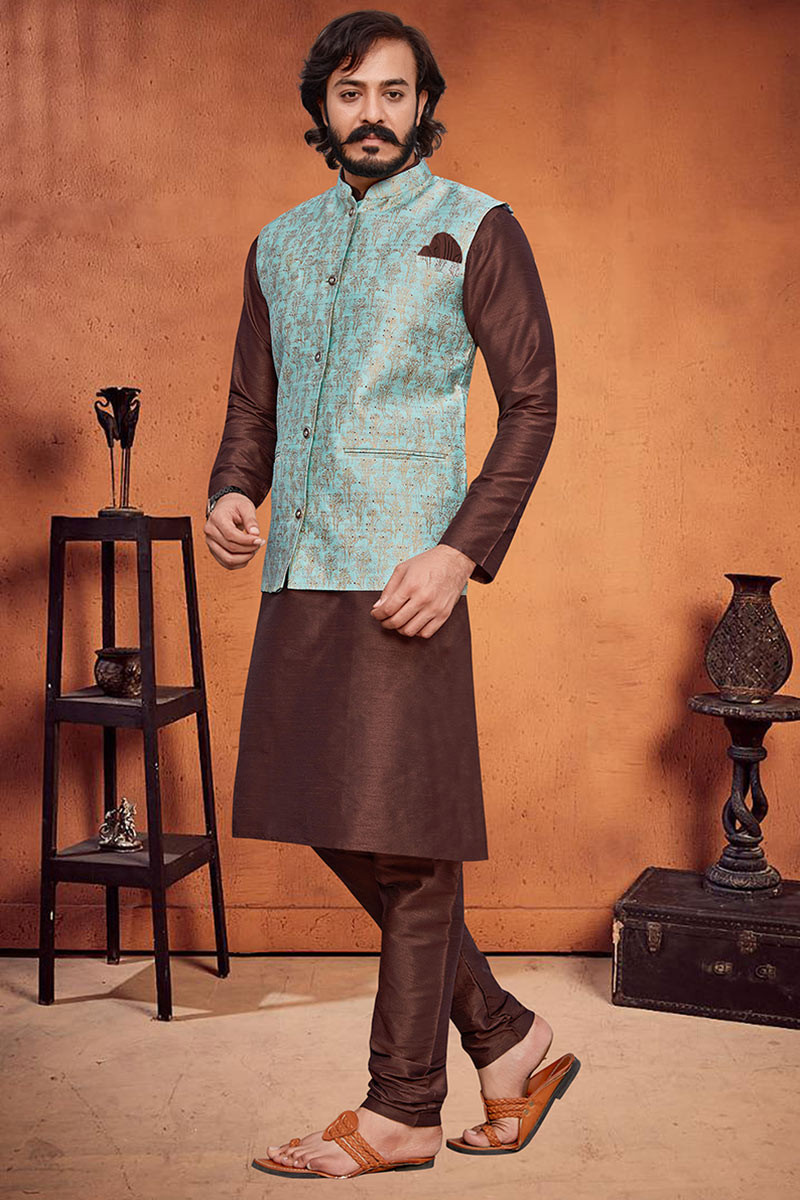 Straight kurta with jacket cheap