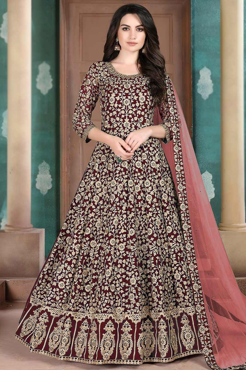 Long churidar new arrivals dress with price