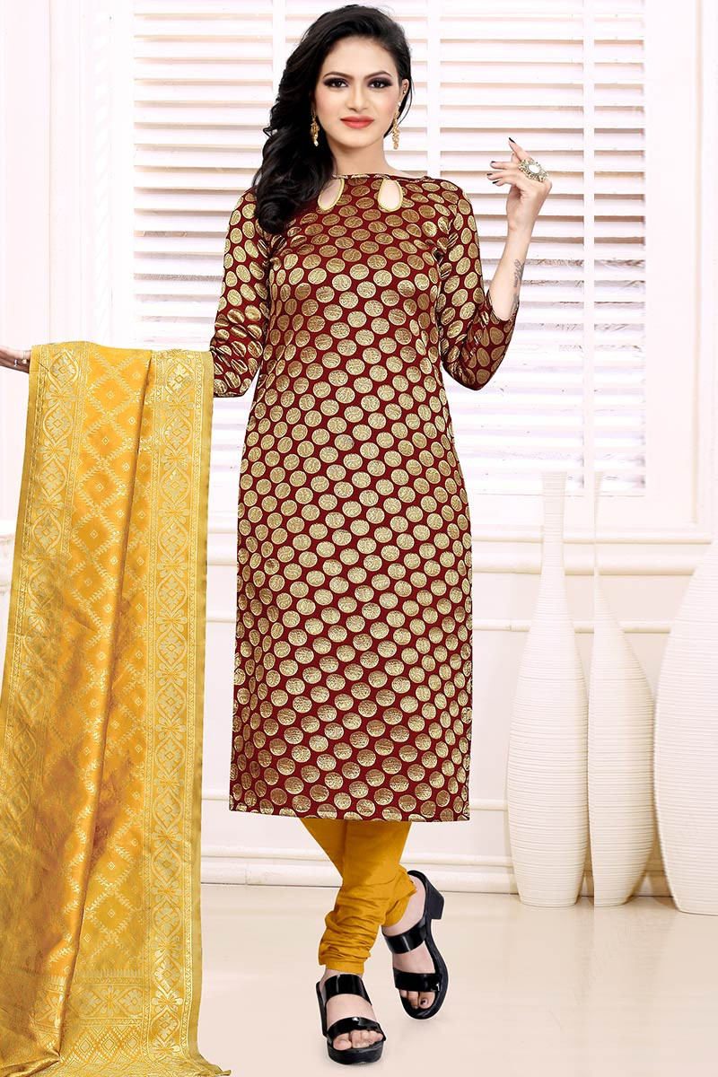 Meroon churidar hot sale