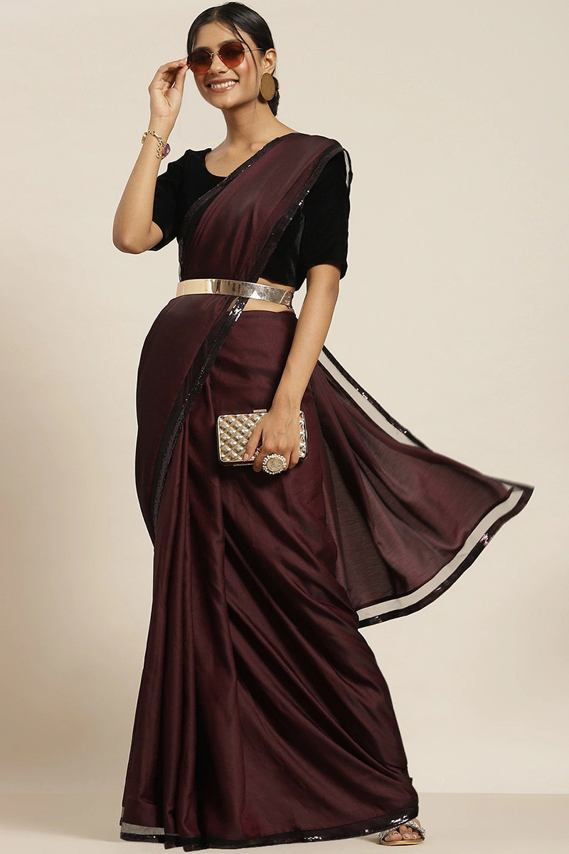 Jewellery With Purple Saree 2024 | favors.com