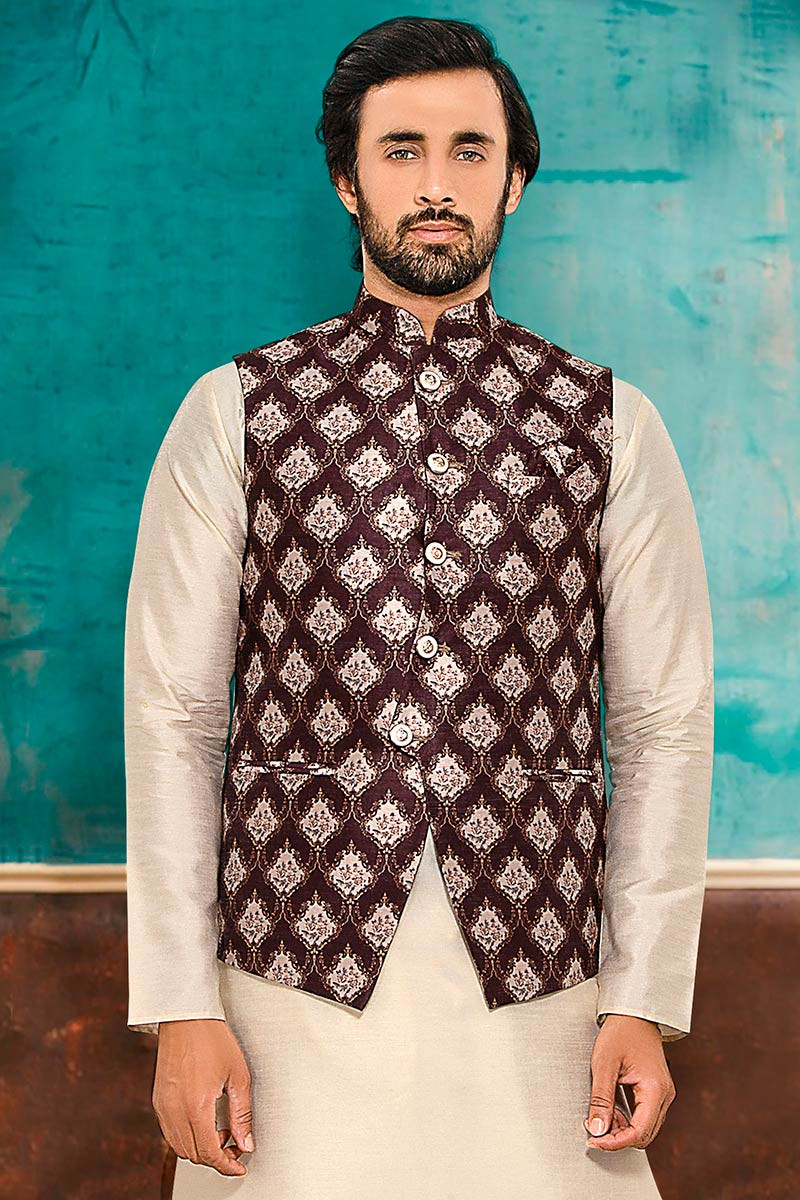 Mens best sale silk coat