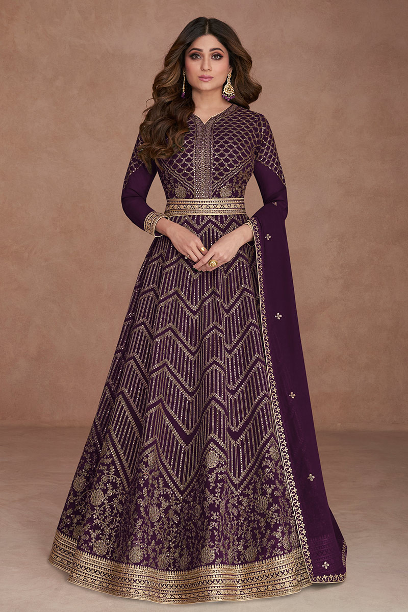 Floor length anarkali dresses clearance