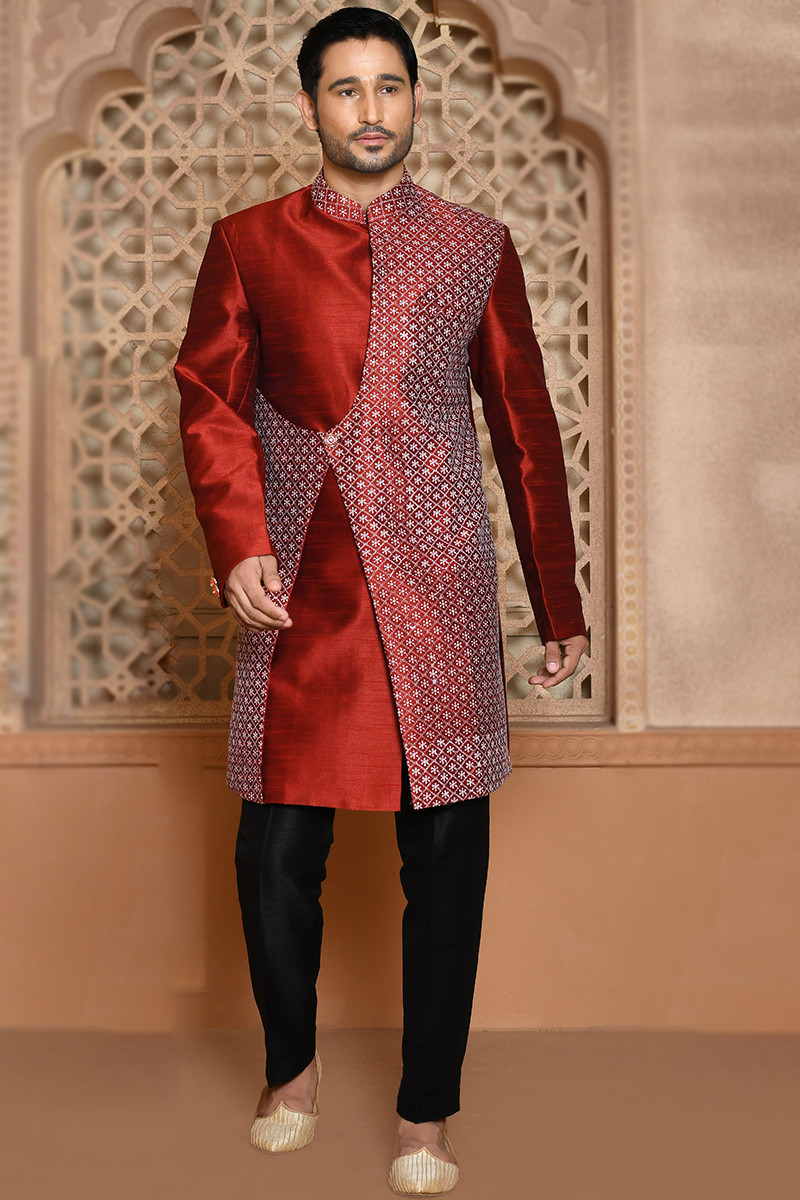 Banarasi silk cheap jacket