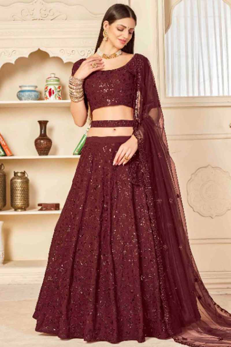 Embroidered Bridal Lehenga In Surat - Prices, Manufacturers & Suppliers