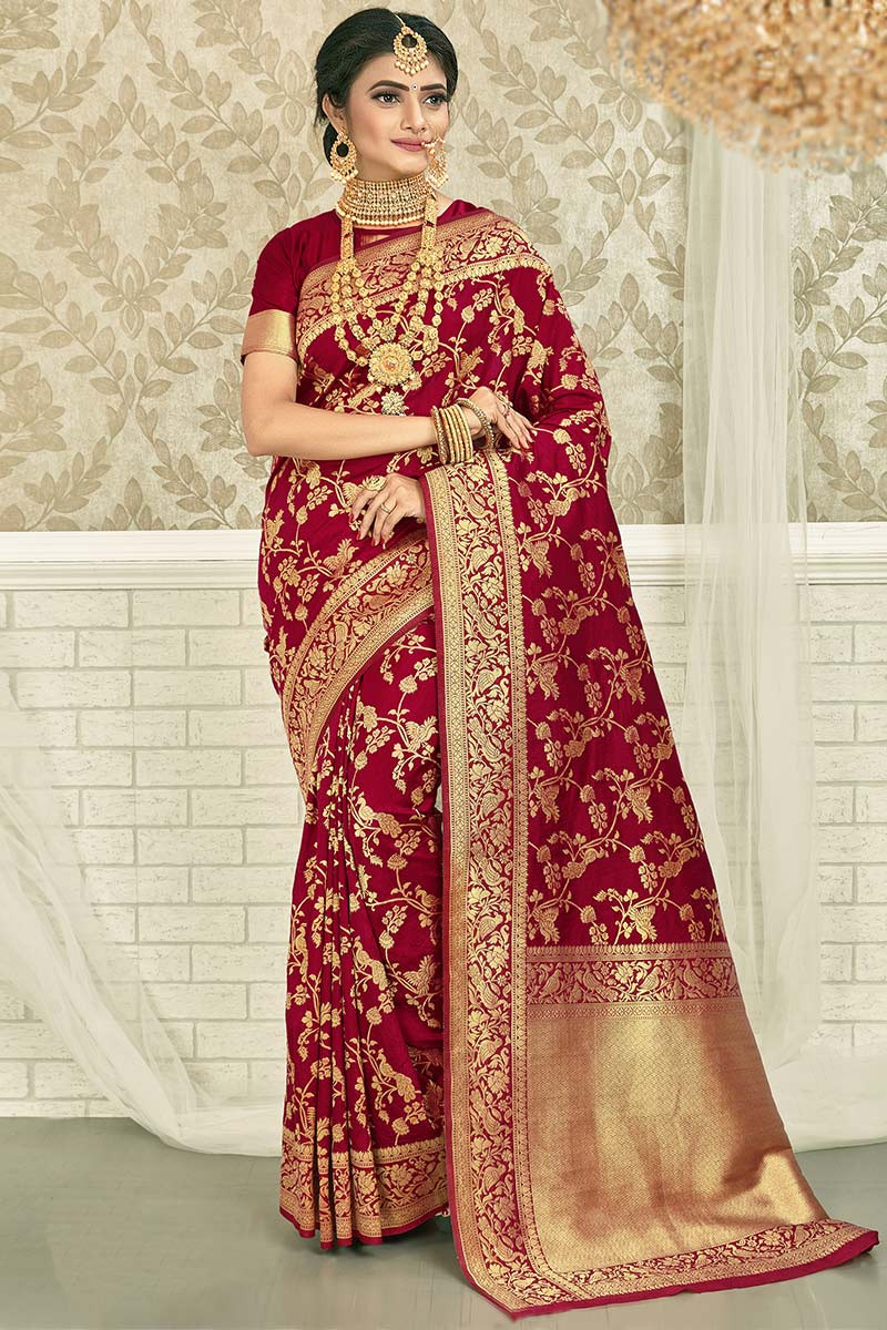 Marriage Functions Wear Designer Saree | Wedding Shaadi Party Dress