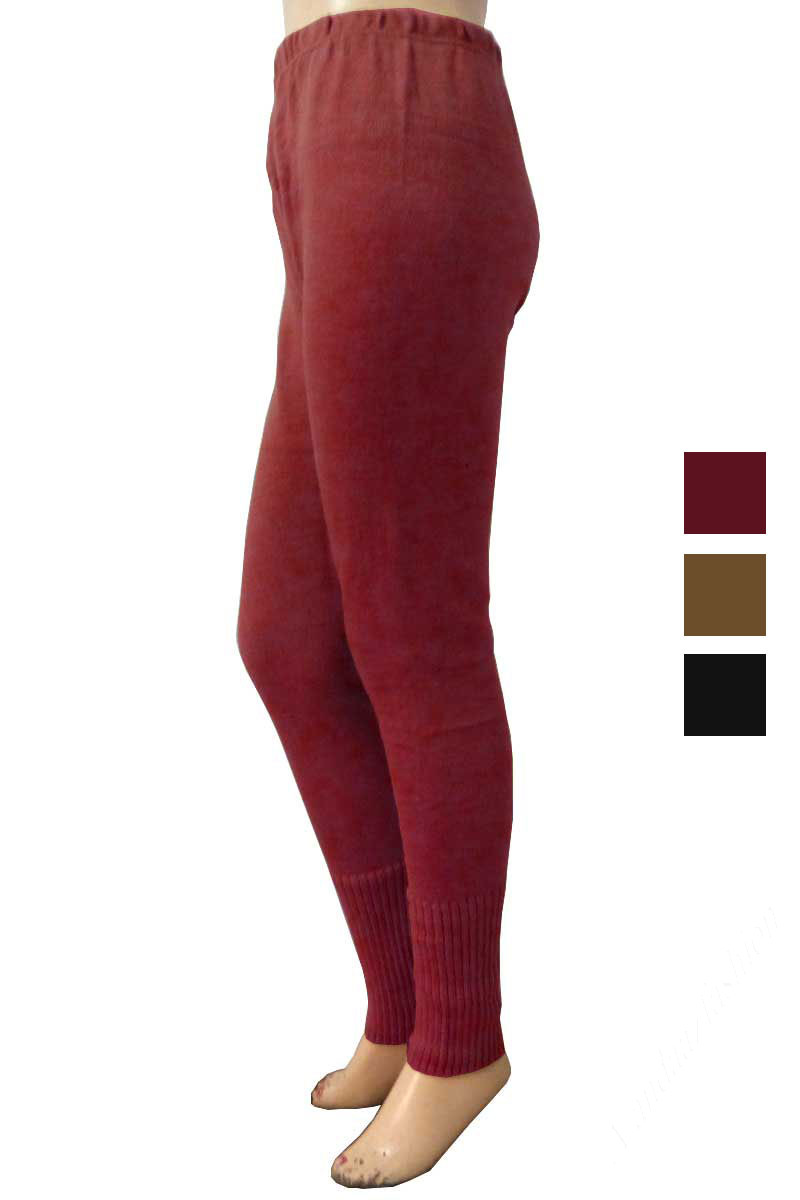 Woolen Leggings for Women, Winter Bottom Wear (Red)-hangkhonggiare.com.vn