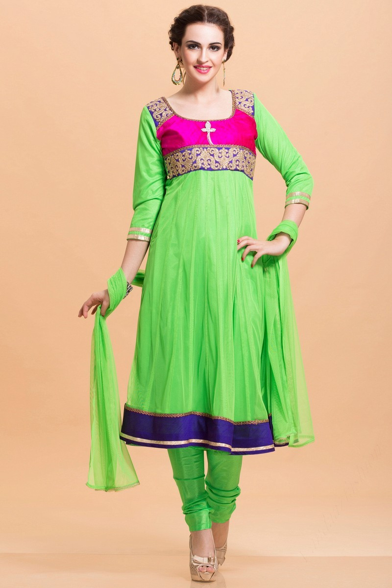Long top churidar tops