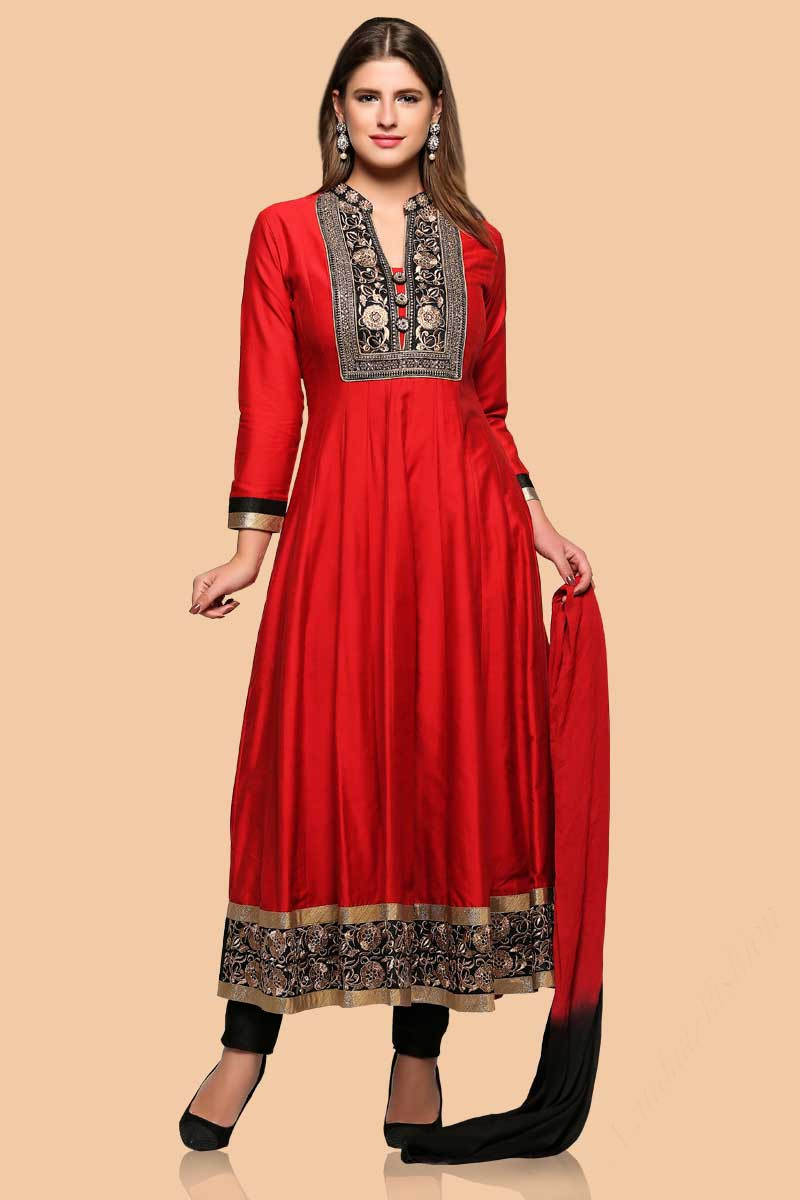 Beautiful long churidar new arrivals