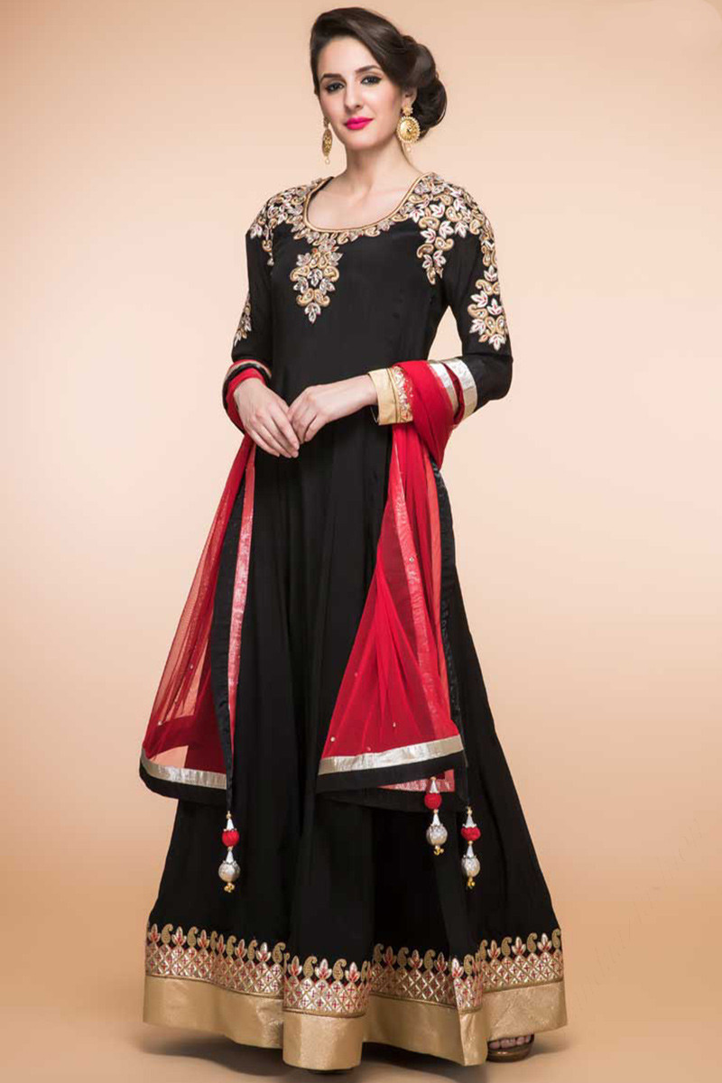Long churidar best sale dress