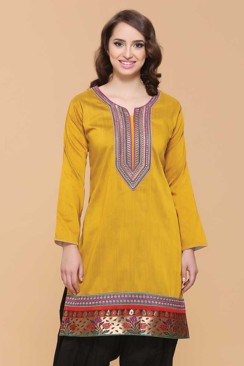 Cotton silk kurtis new arrivals