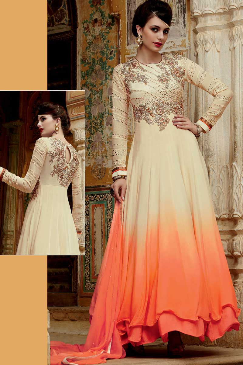 Chiffon anarkali 2025