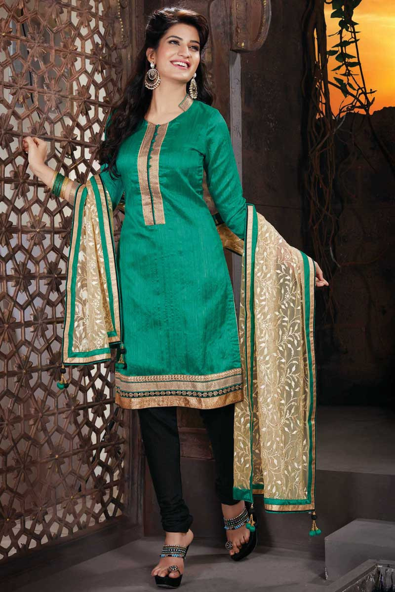 Handloom churidar top