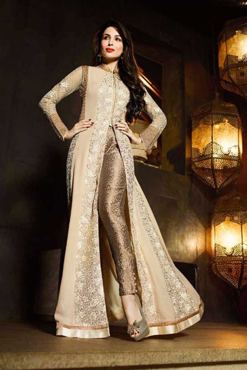 Brocade anarkali suits sales