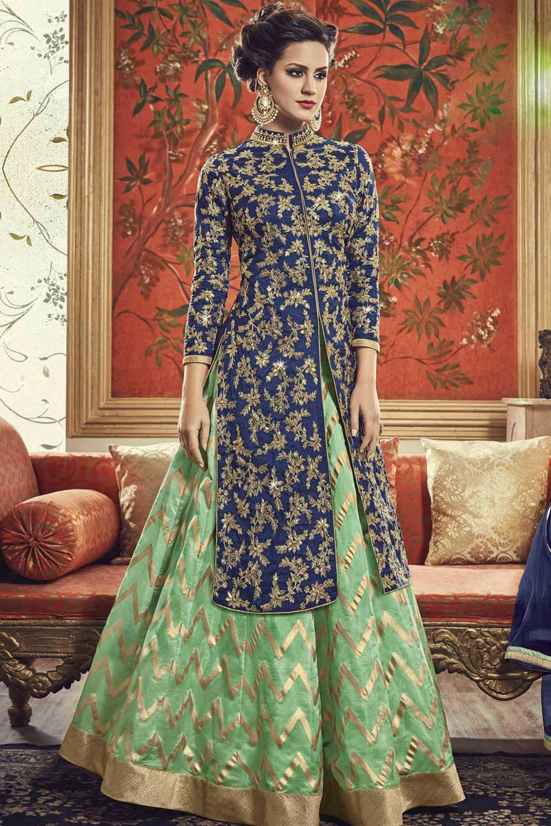 Banaras Patola paithani lehenga choli setals | Blouse designs, Silk lehenga,  Designer bridal lehenga