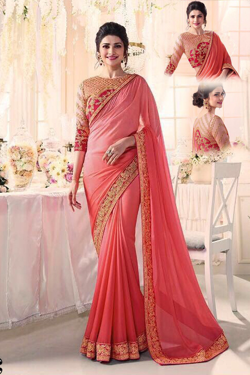Georgette bridal saree online