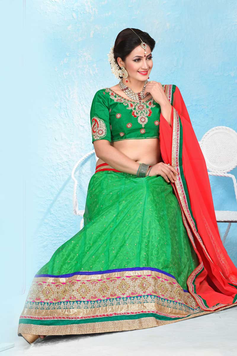 Chaniya choli dupatta style sale