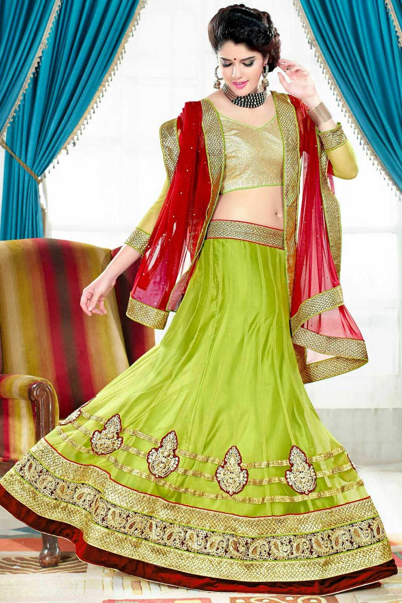 Charming Yellow Brocade Lehenga Choli 2FD3057345 | Designer lehenga choli,  Indian lehenga choli, Lehenga choli online
