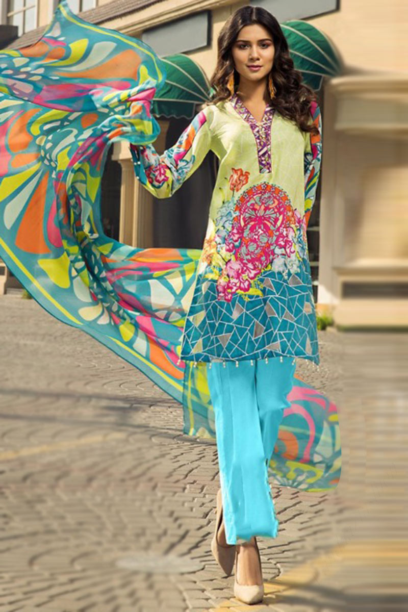 Digital printed cotton suits hotsell