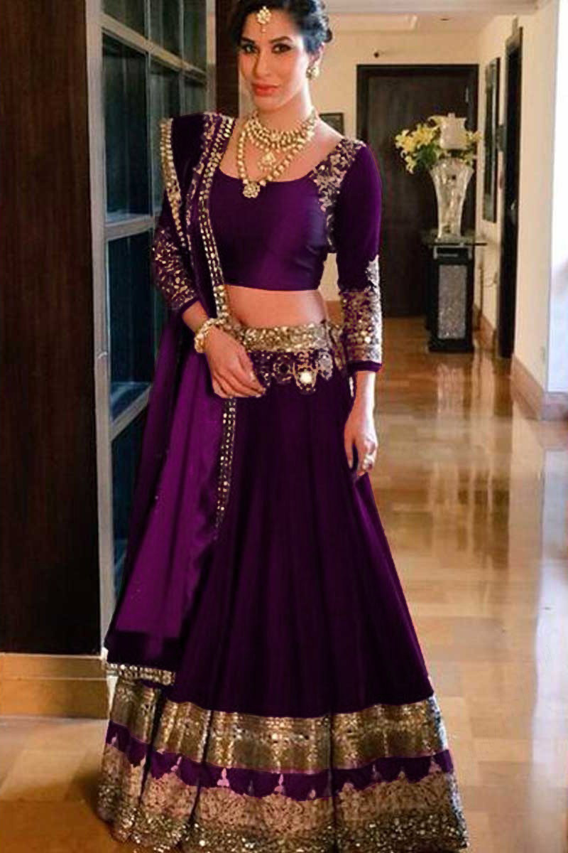 Jewellery for Purple Sarees Because Purple Is Every Girl's Favourite –  Blingvine