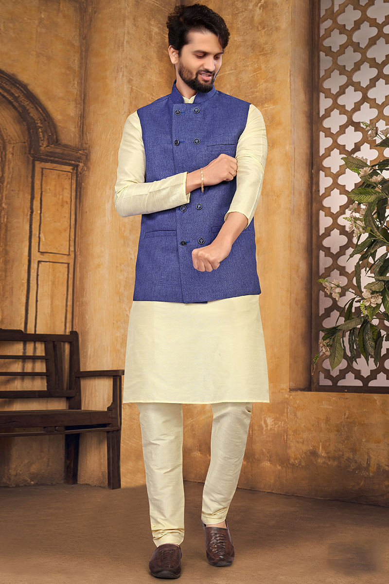 Kurta pajama and store jacket for men