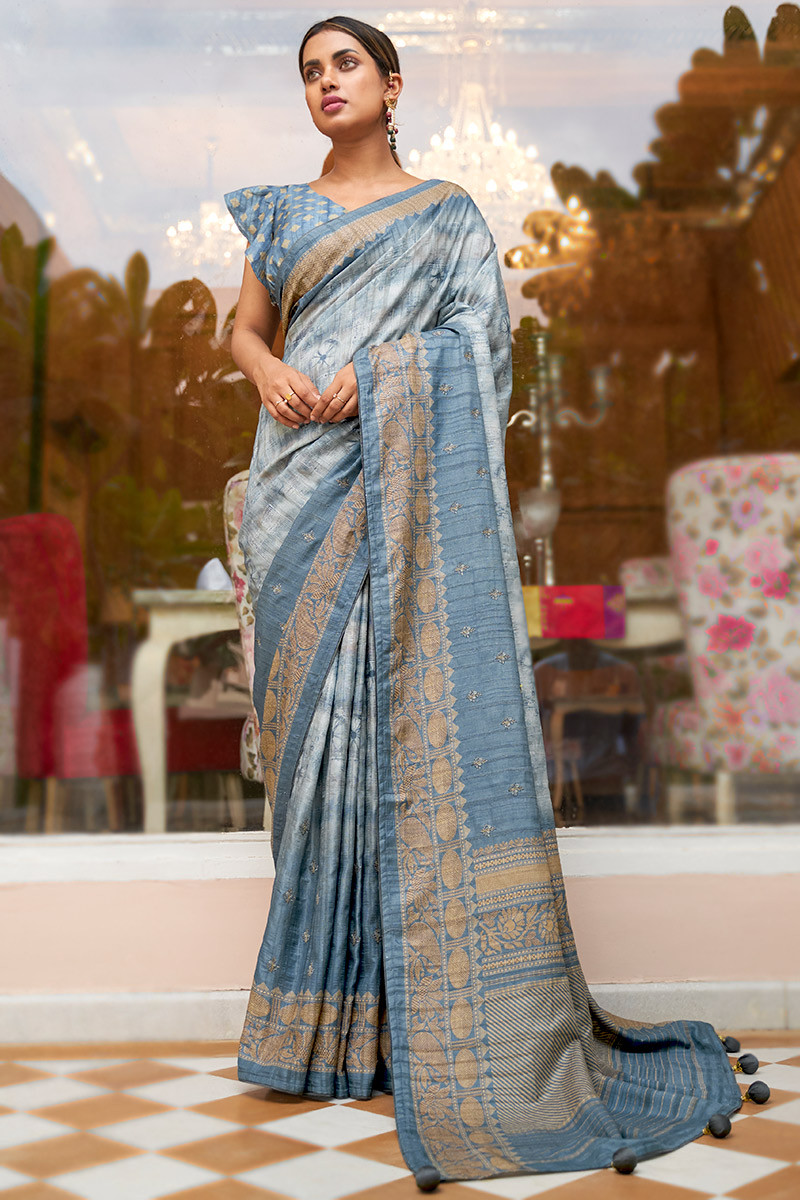 Khadi Saree - Buy Khadi Cotton Saree Online Now